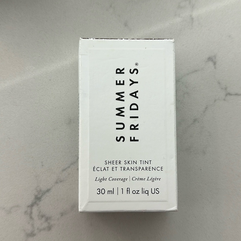 Summer Fridays sheer skin tint Shade 9